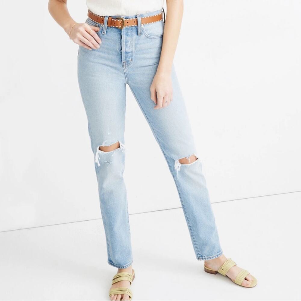 Madewell Classic Straight Full-Length Jeans in Hartsville Wash
